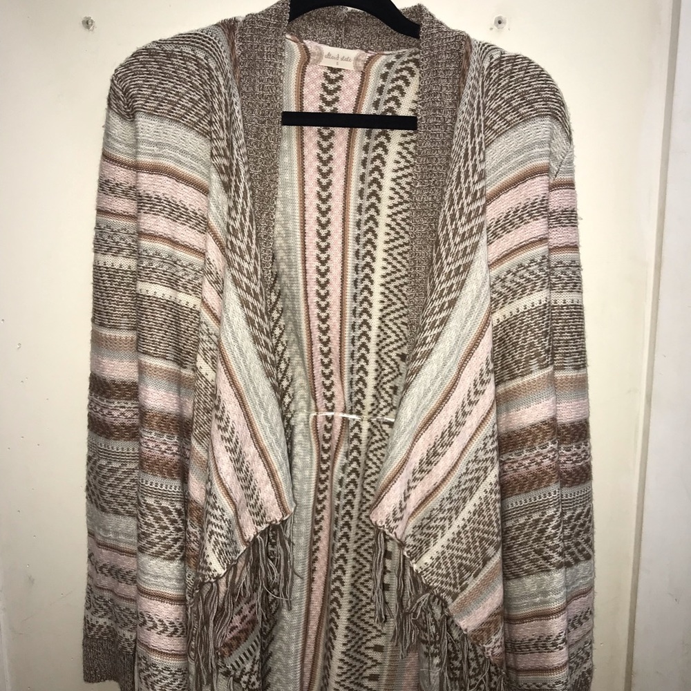 Altard state brown and pink cardigan